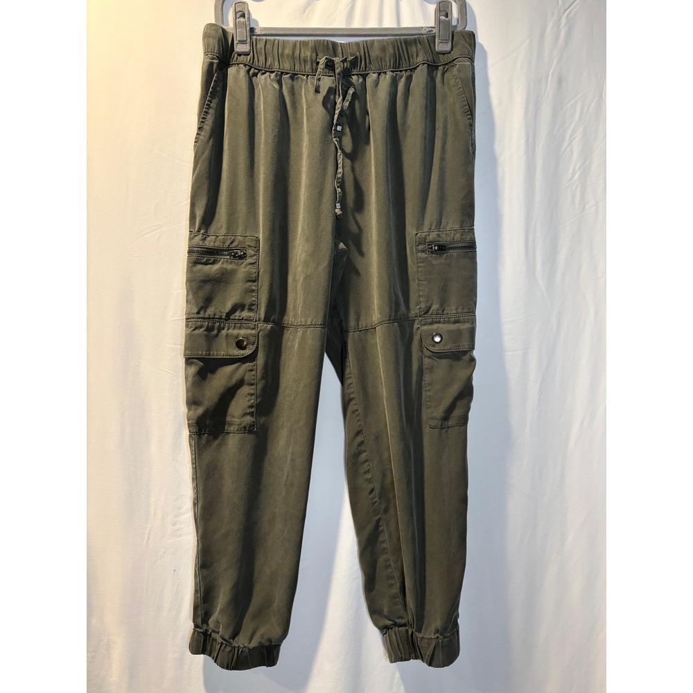 Olive Green Cargo Jogger Pants - Women's Track Pants